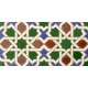 Azulejo Árabe relieve MZ-006-00
