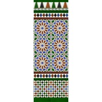 Mosaico Árabe colores MZ-M040-00